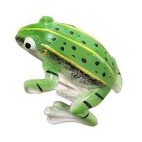 Yousheng Cute Frog Figurine Planter Decoration Small Climbing/Lying Frog with Leaf Umbrella Statue for Outdoor Yard Patio Garden Decor B