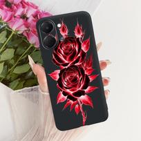Case For Tecno Spark GO 3 KN3  Bow design Black Simplicity Soft Silicone Shell For Tecno Pop 20 Spark go3 Sparkgo3 Phone Capa Tecno Spark Go 3