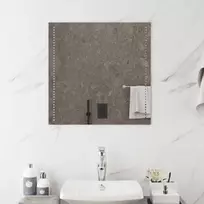LED vonios veidrodis Skaidrus 60 x 60 cm grūdintas stiklas