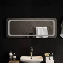 LED vonios veidrodis Skaidrus 100 x 40 cm grūdintas stiklas