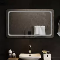 LED vonios veidrodis Skaidrus 100 x 60 cm grūdintas stiklas
