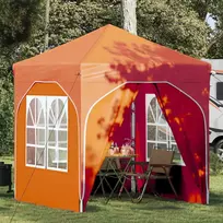 Pop-up šventinis palapinė 192 x 192 x 245 cm Oranžinė