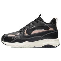 Li Ning Shock Absorbing Warm Mid-Top Running Shoes Men Sneakers Black Apricot AGCQ349-2 44⅓ gray