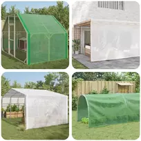 Tent su kilpom 2 vnt. Žalia 4 x 6 m 260 gsm PE
