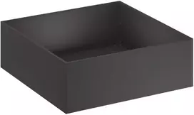 Sodo vazonas Juoda 60 x 60 x 20 cm Šaltai valcuotas plienas