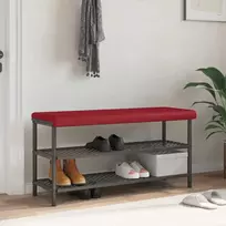 Suoliuko pagalvė Dirbtinė oda Vyno raudona Gylis 35 cm