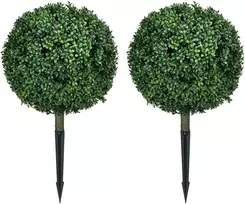 Koduva Dirbtinių buksmedžių 2 vnt. rinkinys, žalias, 70 cm