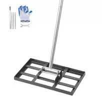 Koduva VEVOR vejos lyginimo grėblys, juodas, 198 cm rankena