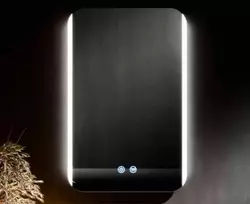 Koduva Vonios veidrodis su LED apšvietimu, 3 šviesos spalvos, reguliuojamas ryškumas, 70 x 50 cm