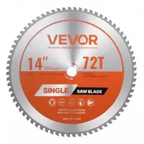 Koduva VEVOR diskinis pjūklo diskas, 355 mm, 72 dantys, 25,4 mm anga, metalui