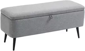 Koduva Daiktadėžė su sėdimąja dalimi, pilka, 101 x 38,5 x 44,5 cm, iki 150 kg