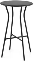 Koduva Lauko baro stalas, apvalus, metalinis, juodas, 56 x 56 x 93 cm