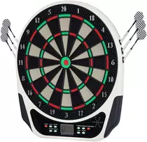 Aosom Elektroninė smiginio lenta, juoda/balta, plastikas, 41,5 cm
