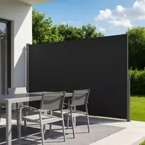 Koduva VEVOR ištraukiama šoninė markizė, 180 x 300 cm, juoda