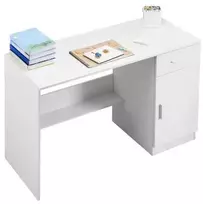 Koduva VEVOR vaikiškas rašomasis stalas su stalčiumi, baltas, MDF, 105 x 44 x 75,1 cm
