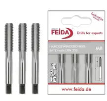Feida Rankinis sriegiklis M12x1,75mm, DIN352, 3vnt.