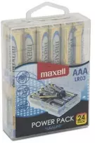 MAXELL Šarminė baterija LR03, Ekonominė pakuotė 24 vnt.