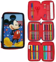 Disney Mickey užpildytas penalas, 3 skyriai