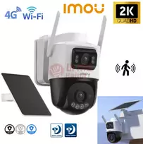 Bevielė IP stebėjimo kamera IMOU AOV 4G+WiFi Dual 5+5MP 10000mAh