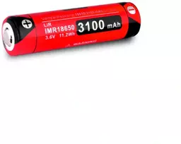 Įkraunama ličio baterija Klarus 18650 3.6V 3100 mAh