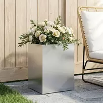 Sodo vazonas Sidabrinė 40 x 30 x 50 cm Galvanizuotas plienas