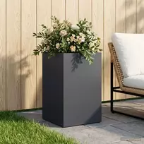 Sodo vazonas Antracito 30 x 30 x 50 cm Šaltai valcuotas plienas