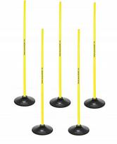 Yakimasport Yakima lazdų slalomo kliūčių ruožas 100 cm 100872 geltonas