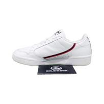 Adidas Continental 80 Balti Laivyno Raudoni Unisex Sportbačiai G27706 EU 42 balta