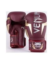 Venum Elite bokso pirštinės, bordo/auksinės