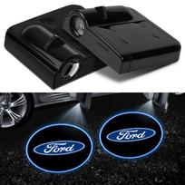 LED Automobilio Durų Pasitikimo Žibintai Lazerinis Projektorius Belaidis Automobilio HD Mandagumo Lempa Ford Mustang linijai Fiesta Escape Kuga Ecosport Ranger EXplorer lipdukai Ford gray