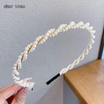 Versatile Pearl Hairband White Headpiece High Quality Hair Hoops 3