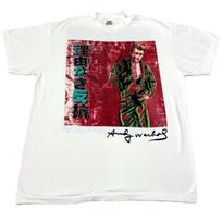 James Dean Andy Warhol Vintage XL Vienos siūlės Baltas Retas Meno Marškinėliai Vyriški Moteriški Marškinėliai Viršus REPRINT 2XL
