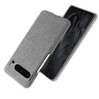 For Google Pixel 8 Pro 7 6 5 Case Luxury Fabric Antiskid Cover For Google Pixel 5G 6a 7a 8 Pro Cloth Capa For Pixel 8 šviesiai pilka spalva