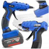 Karštų klijų pistoletas suderinamas su Bosch 18V akumuliatoriumi + klijų lazdelės