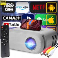 Nešiojamas LED projektorius su Wi-Fi, Full HD 1080P, 3000 lm, integruotu garsiakalbiu