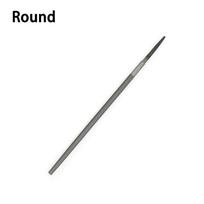 Išlyginkite savo rūpesčius su mūsų 6 colių plieninių dildžių rinkiniu metalo apdirbimui! Round file gray