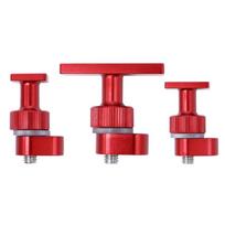 3Pcs Automotive Dent Repair Tool Gasket Lockable Puller Aluminum Drawing Plate Dent Repair Parts Reusable Puller 1