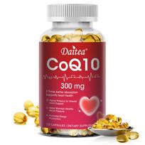 Coenzyme Q10 300 Mg Dietary Supplement, With Soybean Oil, 120 Softgels Per Bottle 120 Capsules brown