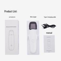 Ultrasonic Facial Blackhead Remover and Cleanser Tool white