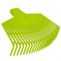 KADAX Kada Plastic Garden Rake For Leaves Claws Without Handle Orange neoninės žalios spalvos