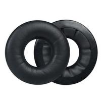 1 pora ausinių dangtelių Neslystantys Geras garso izoliacija Kvėpuojantis Ausinių Dirbtinės odos kempinės ausų puodeliai, skirti Sennheiser HD25-1II HD25 HD25SP 25SP-II balta