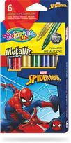 Nuplaunami flomasteriai Colorino Marvel Spider-Man, 6 metalizuotos spalvos