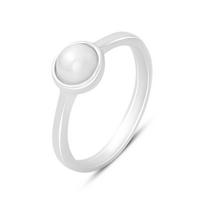 Silver ring with natural pearls, product weight 2.23 g (2167990) 17