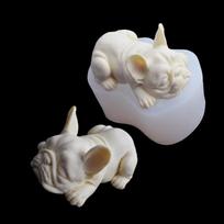 New Dog Soap Silicone Mold for Fondant Chocolate Candy Cake Decorating Candle Making Mould Home Decoration Ornaments