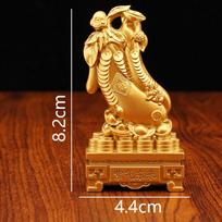 Sand gold purple gas Donglai eggplant ornament living room office wine cabinet decoration opening entrance brown