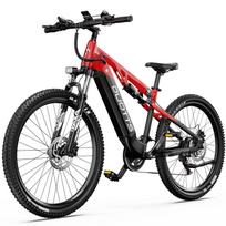 Elektrinis dviratis DUOTTS 27.5  250W variklis Miesto elektrinis dviratis 48V 13.5AH Maks. nuvažiuojamas atstumas 90 km 14 pavarų Apkrova 150 kg E29 Hydraulic Brakes raudona