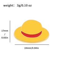 191 Spot ONE PIECE Brooch Riman Metal Badge Luffy Pirates One Piece Pin Accessories