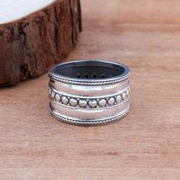 Bohemian Classic Vintage Color Plated Carving Beads Celtic Knot Rings Eye Catching Exaggerated Personality Retro Women Nuptial Bridal Rings 12