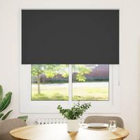 Black Blackout Roller Blind 120X150Cm Fabric Width 116.6Cm