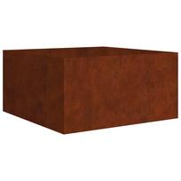 vidaXL Lovelis, 80x80x40cm, Corten plienas